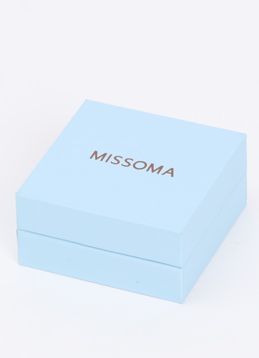 Missoma Pearl Baya ringen verguld in set van 2 - detail 4 goud