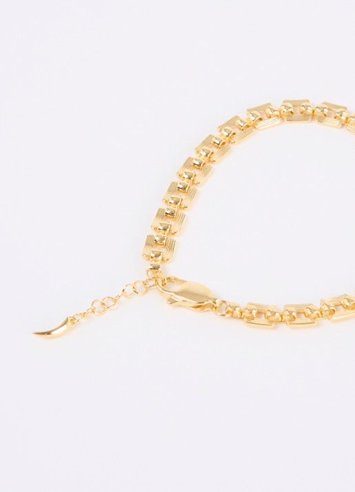 Missoma Timepiece armband verguld - detail goud