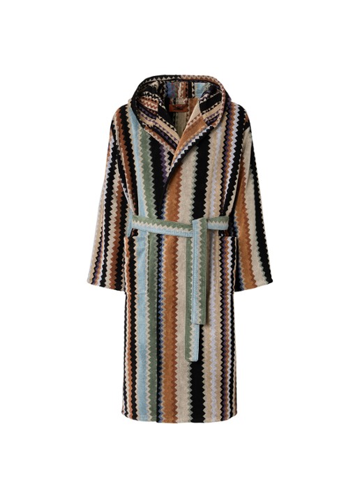 Missoni Curt badjas met opgestikte zakken - unisex