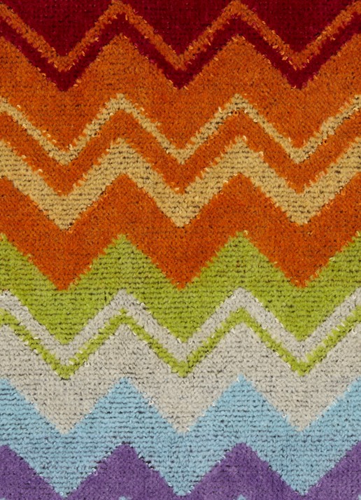 Missoni Giacomo badlaken - 430 gr/m2 - 100 x 150 cm - detail orange