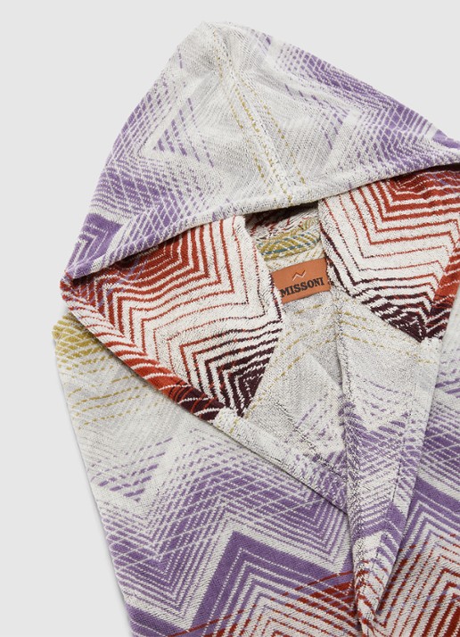Missoni Marea badjas met opgestikte zakken - unisex - voorkant 4 multicolor