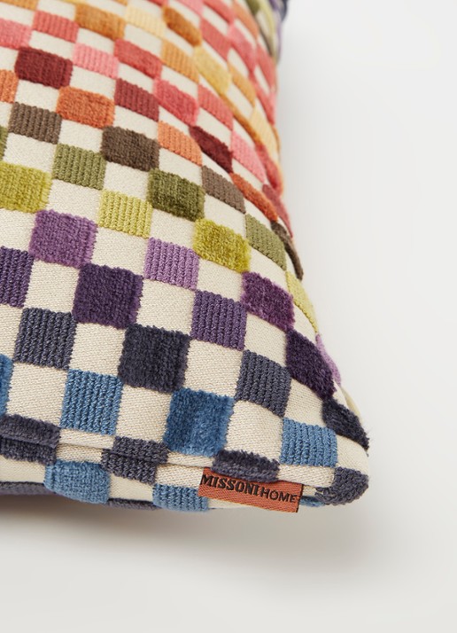 Missoni Maseko sierkussen 40 x 40 cm - detail vanillegeel