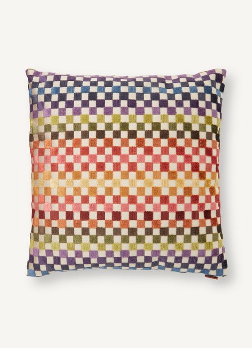 Missoni Maseko sierkussen 40 x 40 cm - voorkant 3 vanillegeel