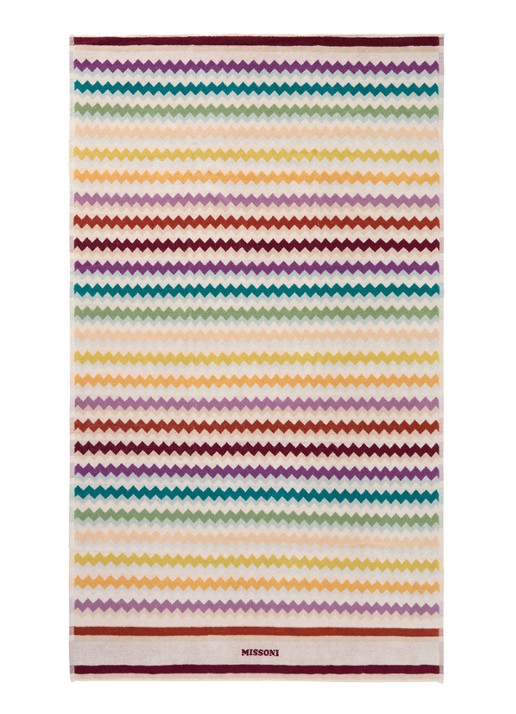 Missoni Watamu strandlaken - 180 x 100 cm - voorkant 2 beige