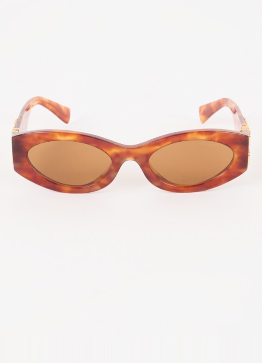 Miu Miu Cat Eye zonnebril MU 11WS - detail bruin