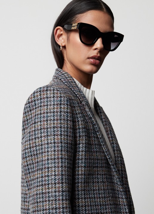 Miu Miu Miu Miu *MU 01YS  BLK SHN BLU - voorkant 2 zwart
