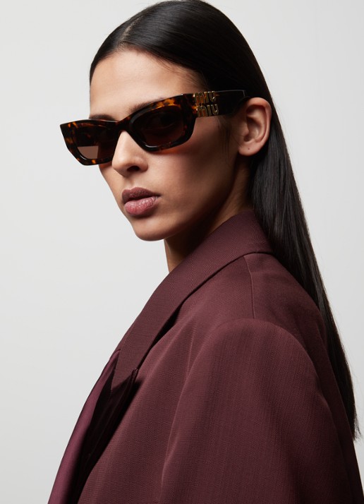 Miu Miu Miu Miu *MU 09WS  TRT SHN BRN - voorkant 2 donkerbruin