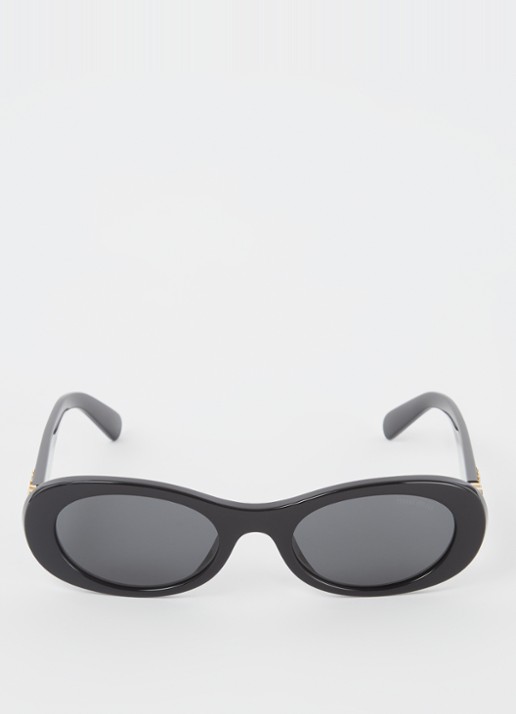 Miu Miu Retro zonnebril MU 06ZS - detail zwart