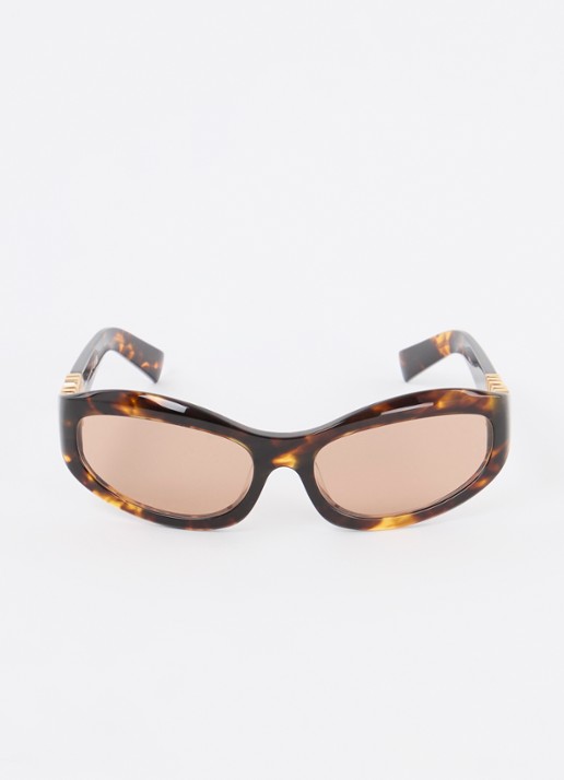 Miu Miu Retro zonnebril MU 14ZS - detail 2 donkerbruin