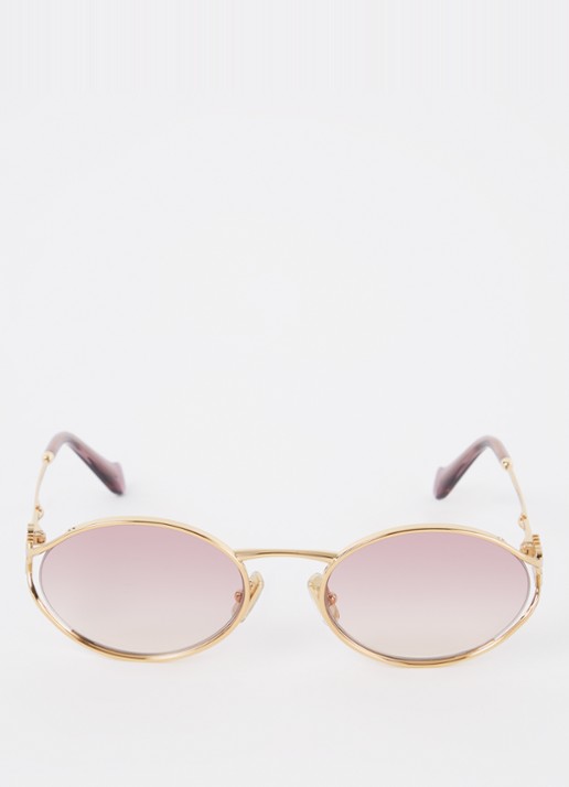 Miu Miu Retro zonnebril MU 52YS - detail 3 goud