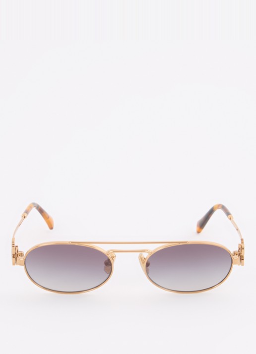 Miu Miu Retro zonnebril MU 54ZS - detail 3 goud