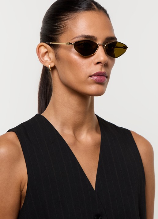 Miu Miu Retro zonnebril MU 56ZS - voorkant 5 goud