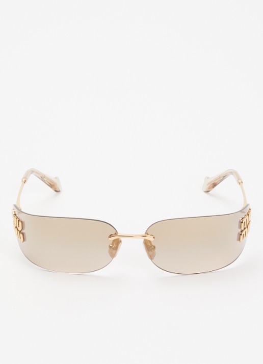 Miu Miu Retro zonnebril MU A51S - detail 2 goud