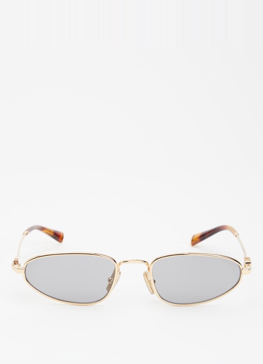 Miu Miu Retro zonnebril MU A52S - detail donkergrijs