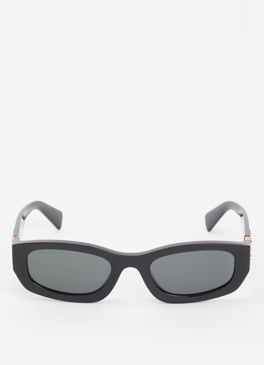 Miu Miu Retro zonnebril MU B04  - detail 2 zwart