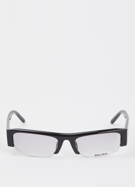 Miu Miu Retro zonnebril MU B07S - detail 2 zwart