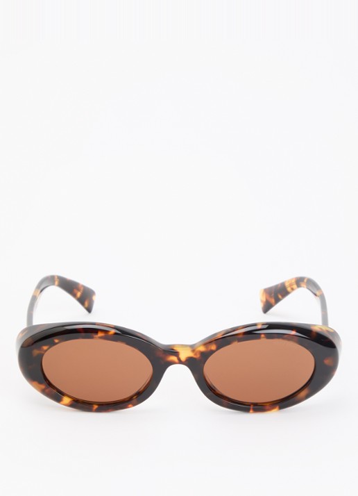 Miu Miu Retro zonnebril MU B09S - detail bruin