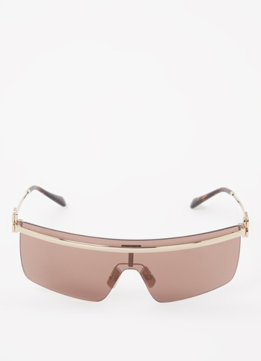 Miu Miu Shield zonnebril MU 50ZS - detail goud