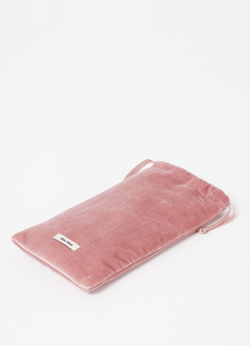 Miu Miu Shield zonnebril MU 54YS - detail 4 goud