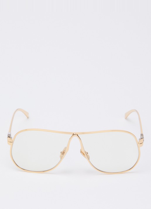 Miu Miu Shield zonnebril MU A56S - detail 2 goud
