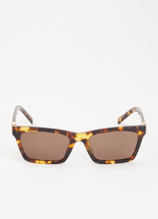 Miu Miu Wayfarer zonnebril MU A05S - detail 2 bruin