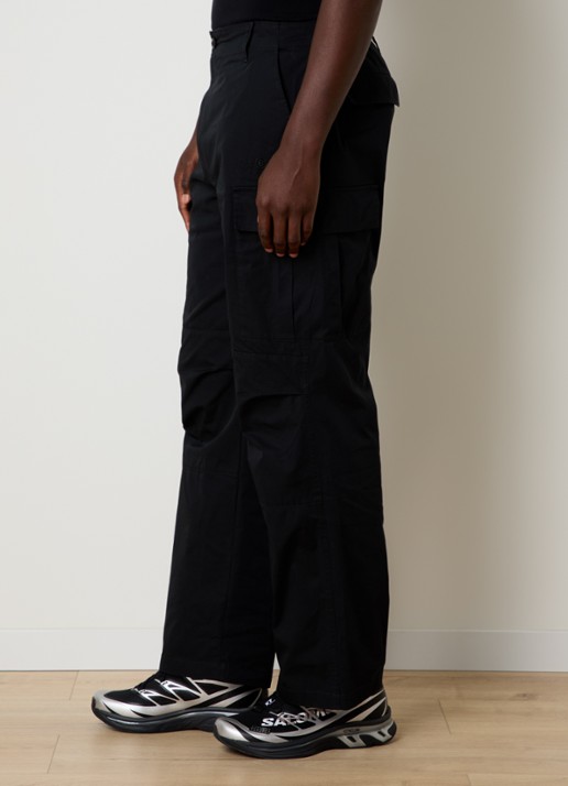 MM6 Loose fit cargobroek met klepzakken - detail 5 zwart