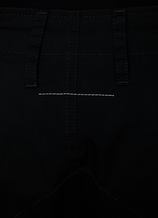 MM6 Loose fit cargobroek met klepzakken - detail 6 zwart