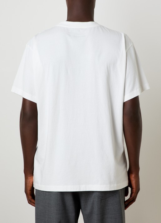 MM6 T-shirt met logo - achterkant wit