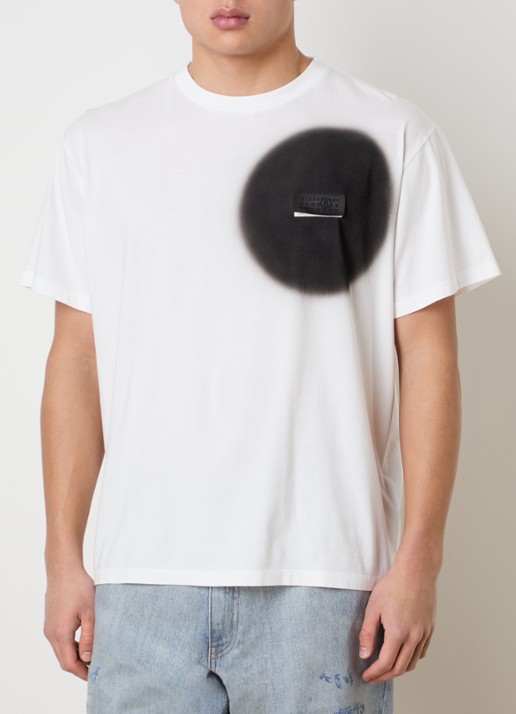 MM6 T-shirt met logoprint