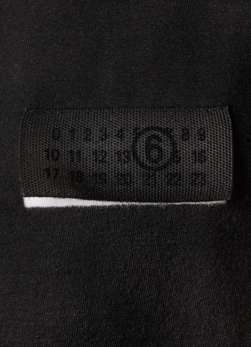 MM6 T-shirt met logoprint - detail 4 wit