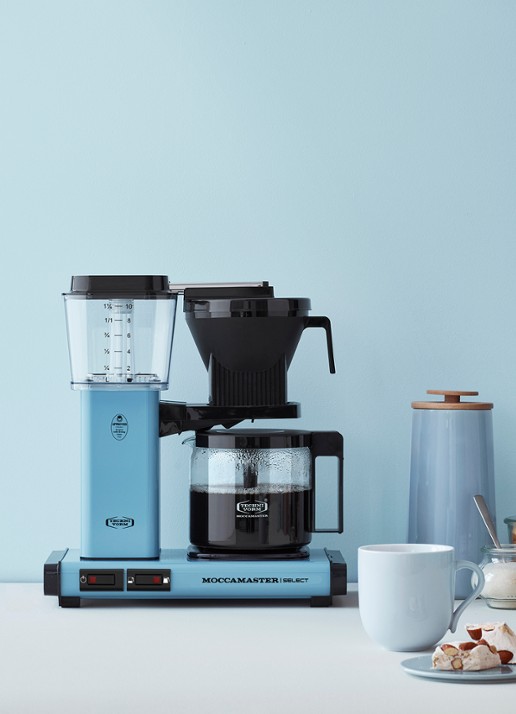 Moccamaster KBG Select koffiezetapparaat 53975 - voorkant 2 lichtblauw