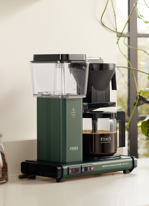 Moccamaster KBG Select koffiezetapparaat 53991 - detail 2 olijfgroen