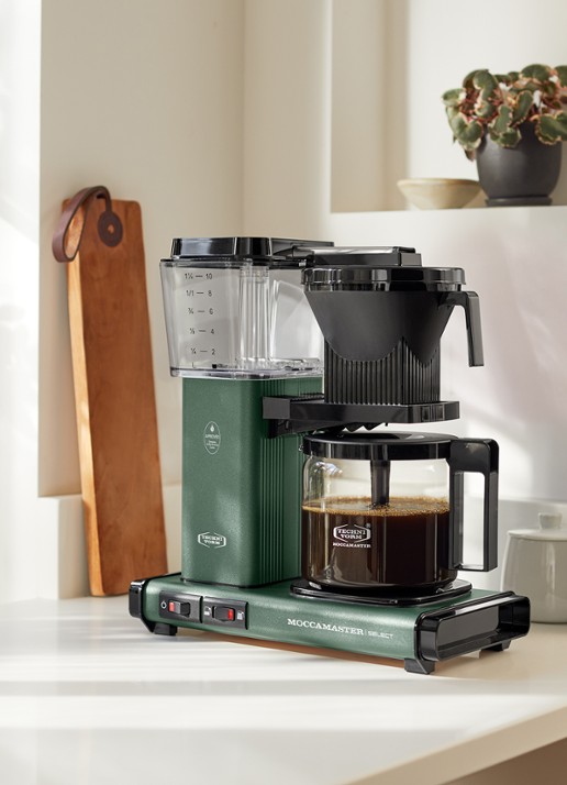 Moccamaster KBG Select koffiezetapparaat 53991 - voorkant 7 olijfgroen