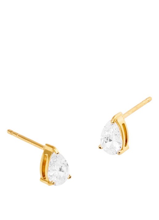 Mockberg Belle Medium oorknopjes MB0830 - detail 4 goud
