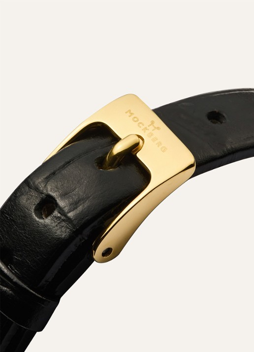 Mockberg Belle Oval horloge MB1414 - detail 6 goud