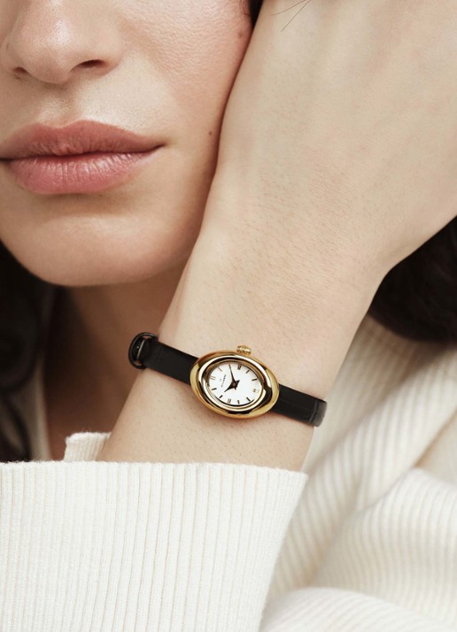 Mockberg Belle Oval Petite horloge MB1412 - detail 3 goud