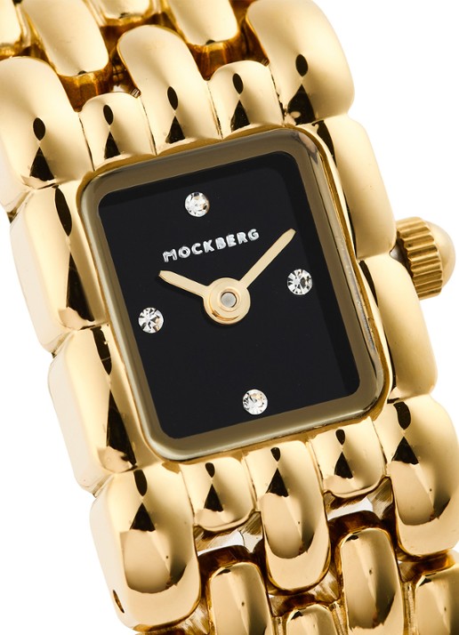 Mockberg Eternal Gold Noir horloge MB2089 - detail 2 goud