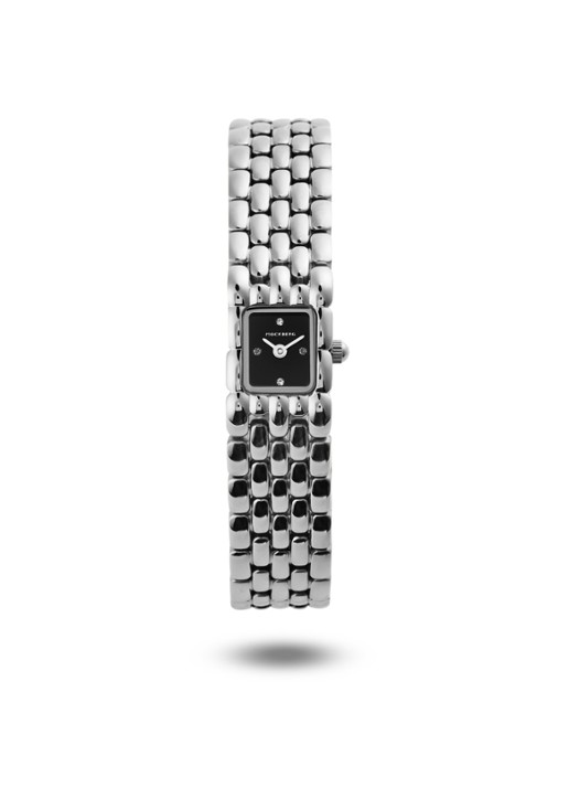 Mockberg Eternal Steel Noir horloge MB2090 - voorkant 5 zilver
