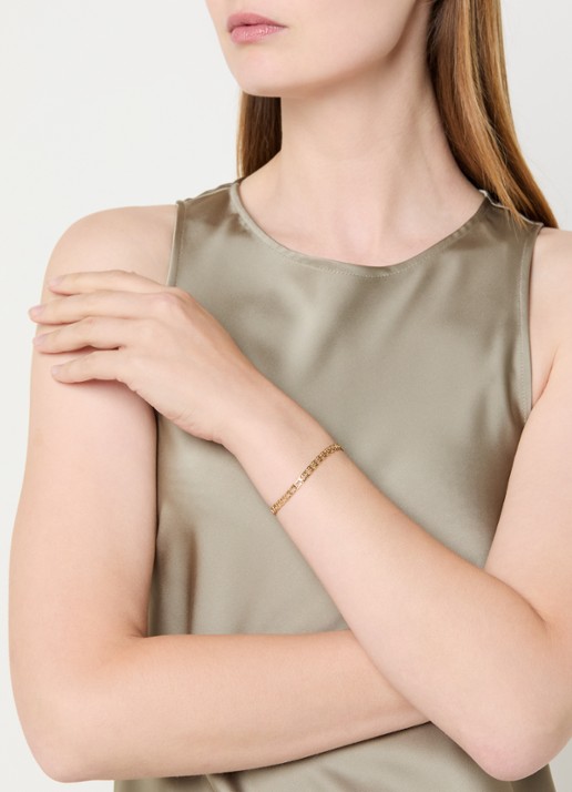 Mockberg Infinity armband verguld - voorkant 2 goud