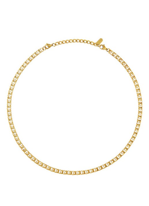 Mockberg Infinity ketting MB0179 - detail goud