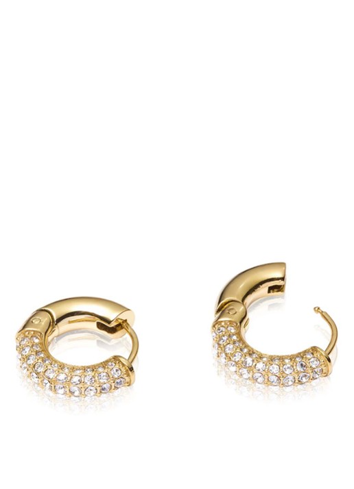 Mockberg Pavé Everyday Medium oorringen MB0192 - detail 3 goud