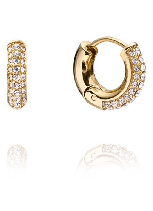 Mockberg Pavé Everyday Small oorringen MB0191 - detail 3 goud