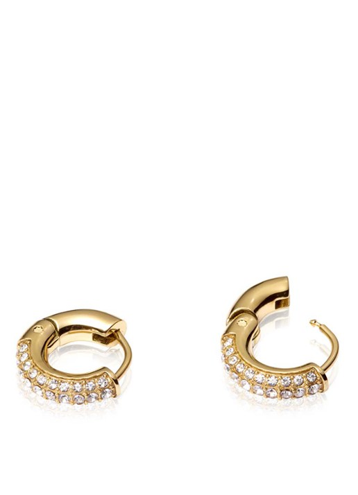 Mockberg Pavé Everyday Small oorringen MB0191 - detail 4 goud
