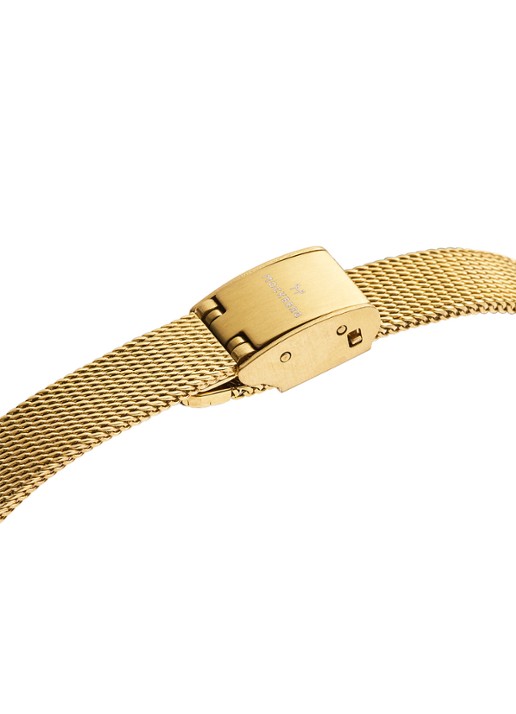 Mockberg Retro Mesh horloge MB0253 - detail 5 goud