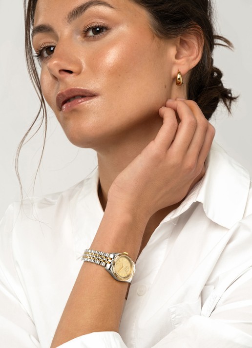 Mockberg Royal horloge 28 mm MO540 - voorkant 2 zilver