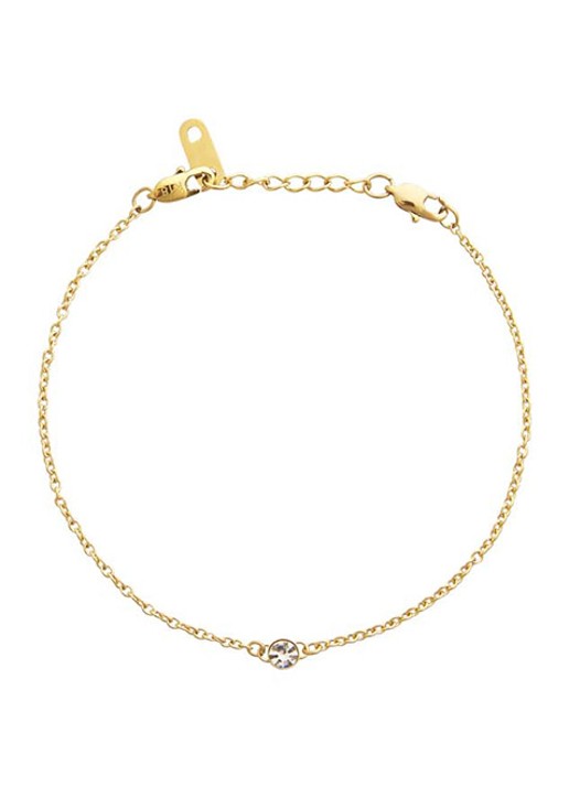 Mockberg Thin Diamond armband MO562 - detail 3 goud