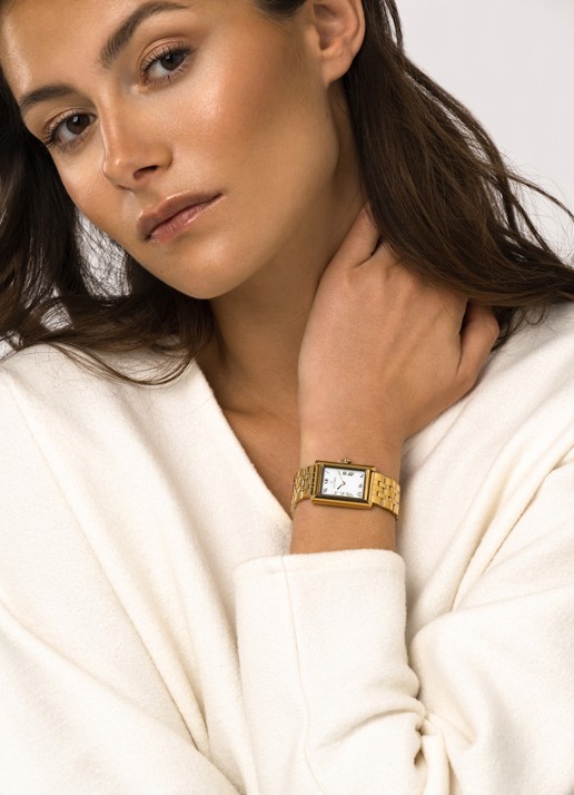 Mockberg Timeless Grand horloge MO311 - voorkant 2 goud