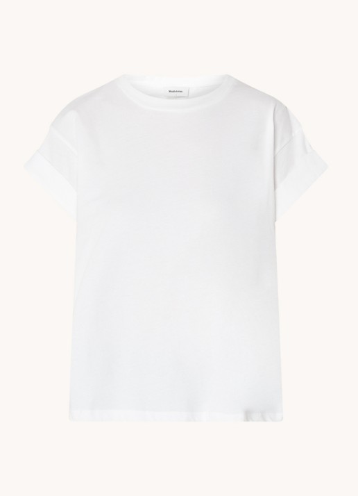 Modström Brazil T-shirt van  katoen - voorkant 3 gebroken wit