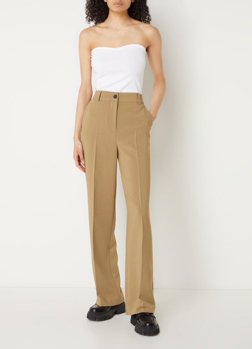 Modström Dae strapless top met stretch - voorkant 2 wit