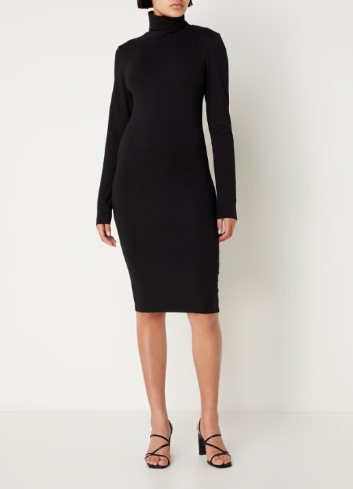 Modström Tanner midi jurk met stretch